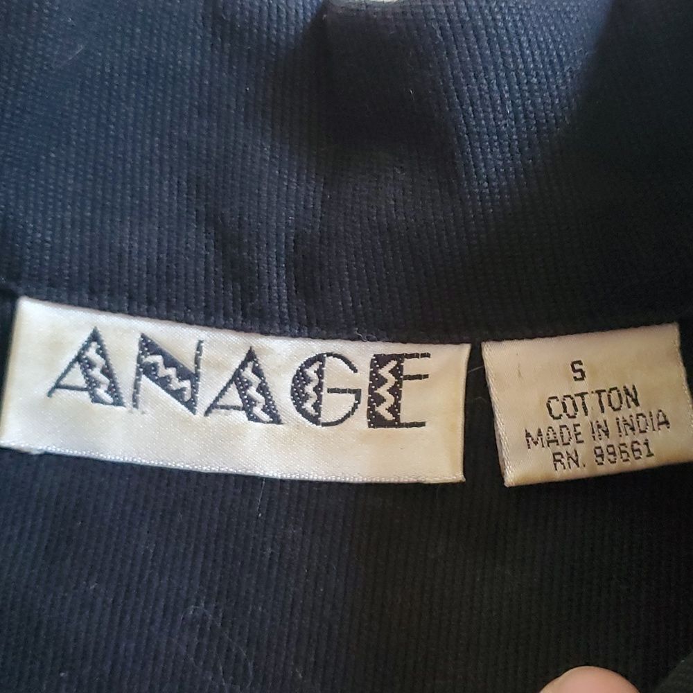 Vintage black patchwork jacket - Picture 9 of 10